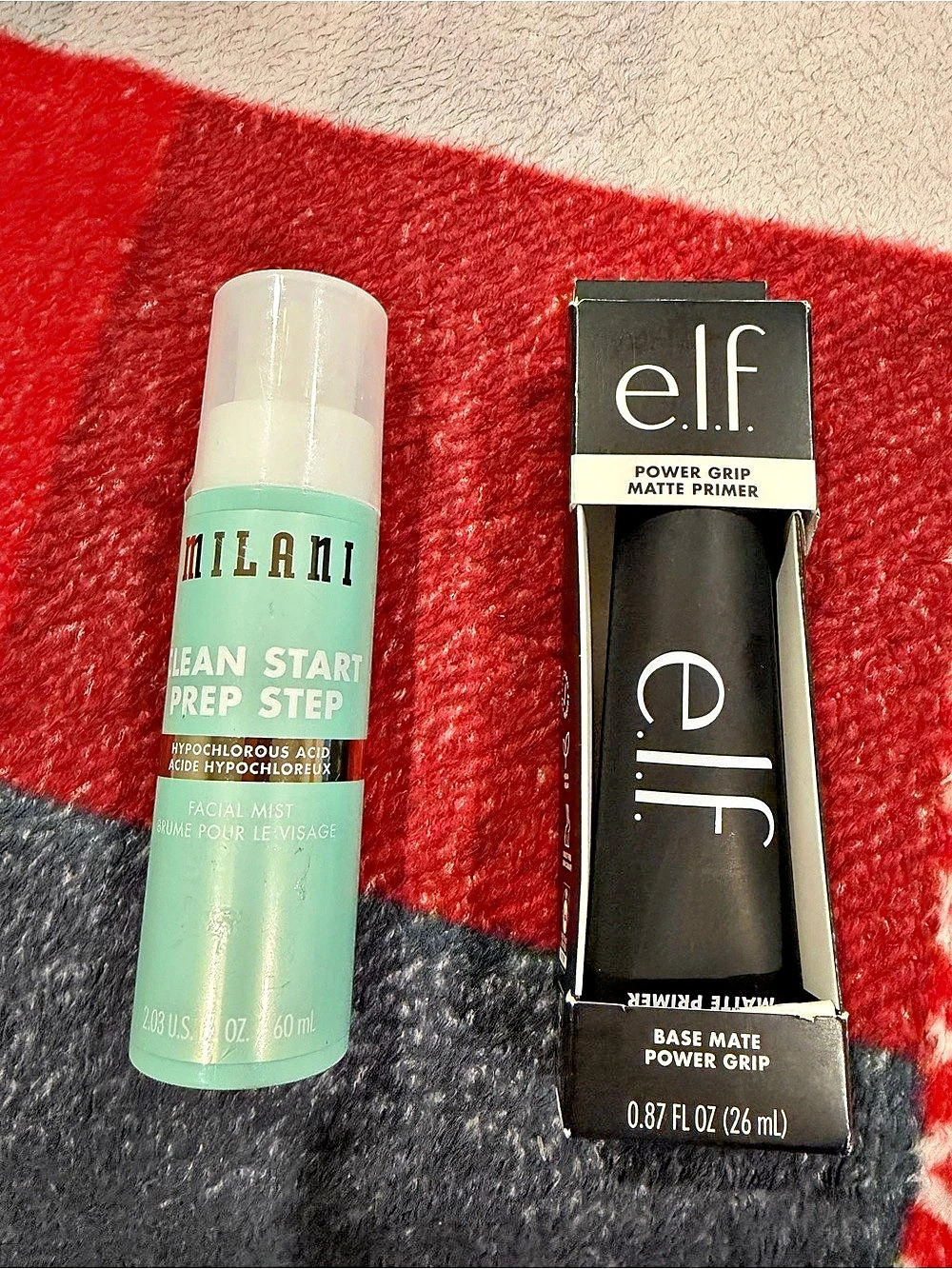 Milani Clean Start Primer & e.l.f. Power Grip Matte Primer Duo